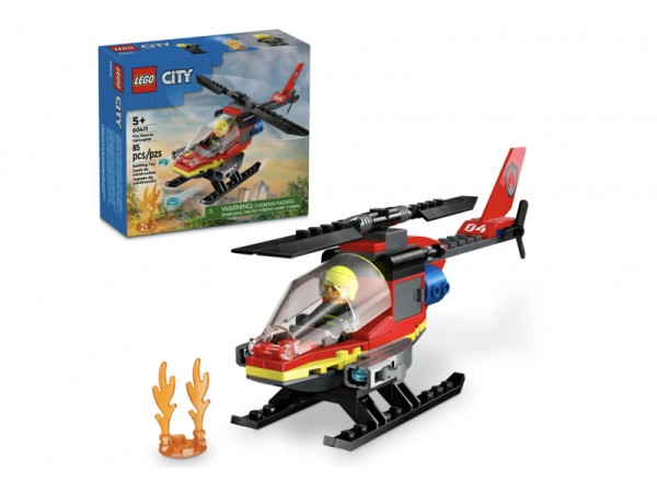 LEGO City - Feuerwehrhubschrauber (60411)