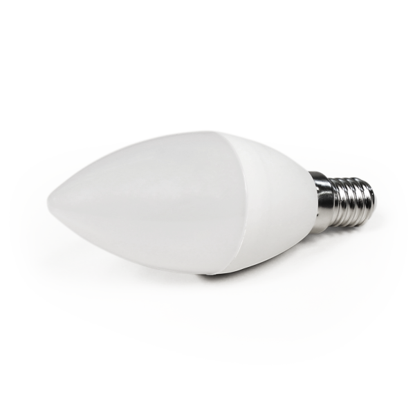 LED Kerzenlampe McShine, E14, 6W, 480lm, 160°, 4000K, neutralweiß, Ø37x98mm