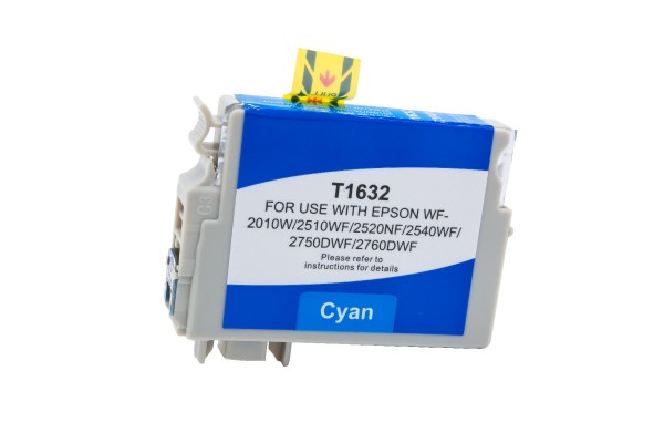 C13T16324010, Tintenpatrone cyan, Epson kompatibel - 6,5ml