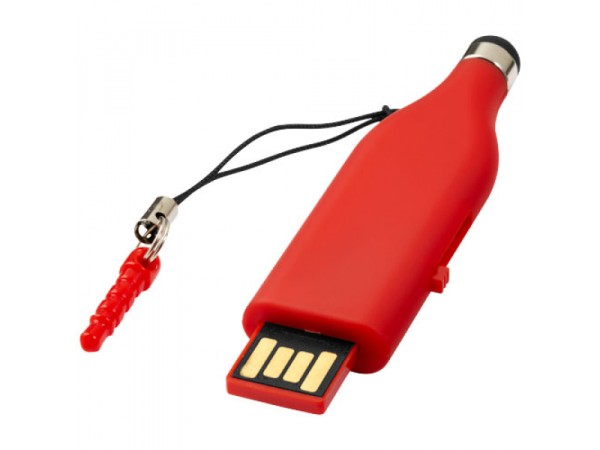 USB FlashDrive 2GB Rot + Stylus Pen (2 in 1)