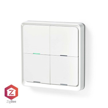 SmartLife Wandschalter | Zigbee 3.0 | Wandhalterung | Android? / IOS | Kunststoff | Weiss