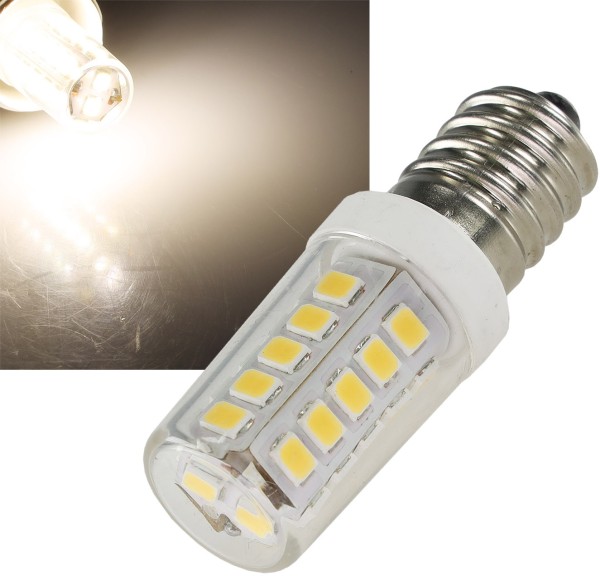 LED Lampe E14 Mini, neutralweiß / 4000k, 380lm, 300°, 230V, 3W, ØxL17x51mm