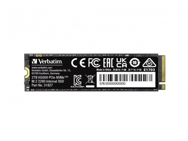 Verbatim Vi5000 SSD M.2 2TB PCIe4 NVMe 31827