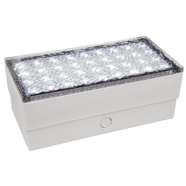 LED-Bodenleuchte McShine ''Pflasterstein'' 20x10x7cm, 180lm,IP65, neutralweiß,230V