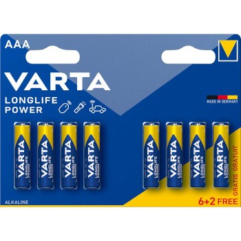 Alkaline Batterie AAA 1.5 V High Energy 8-Werbeblister