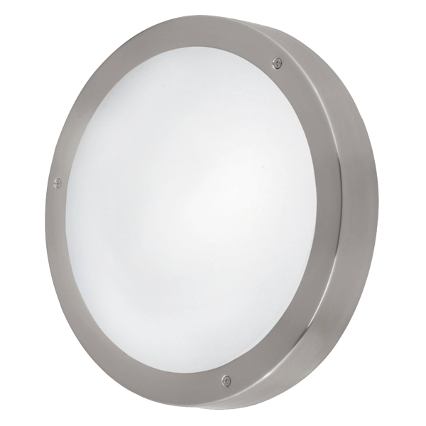 Wandleuchte EGLO ''Vento 1'', LED, 11W, Edelstahl/Glas, 3000K, 1300lm, ¿28,5cm