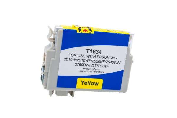 T1634 alternativ Tinte yellow Epson / C13T16344010 / 6,5ml