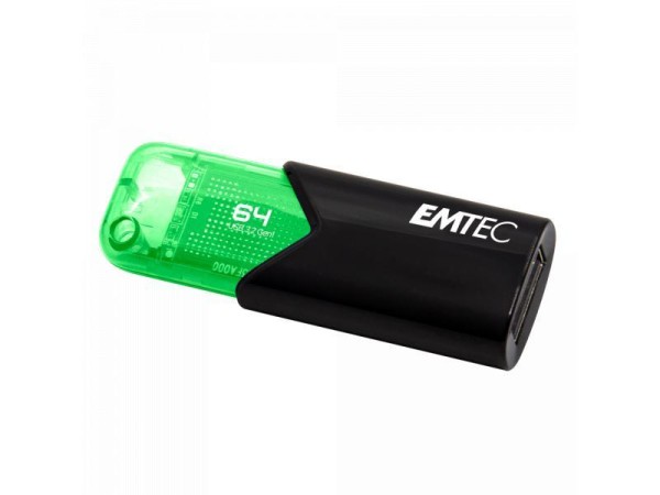 USB FlashDrive 64GB EMTEC B110 Click Easy (Grün) USB 3.2 (20MB/s)