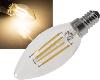 LED Kerzenlampe E14 "Filament K4"