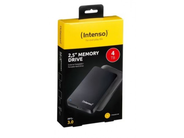 Intenso externe Festplatte 2.5 Zoll Memory Drive 4TB + Schutzhülle