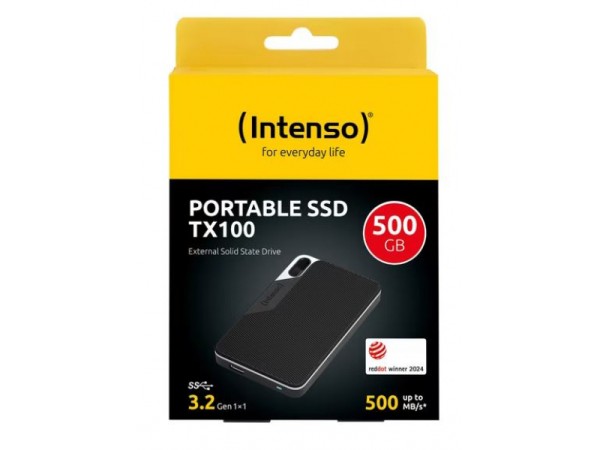 Intenso externe SSD TX100 500GB Schwarz (3826451) - USB 3.2