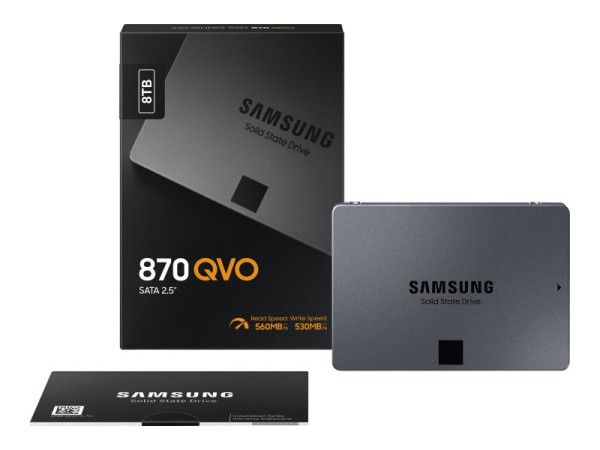 Samsung 870 QVO SSD 8TB SATA Intern 2.5 MZ-77Q8T0BW