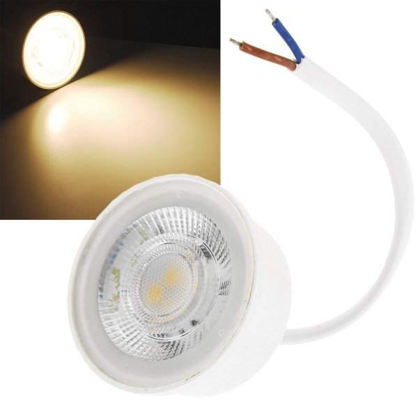 LED-Modul "Piatto N5" warmweiß / 38°, 2900K, 230V, 5W, 370lm, 50x24mm