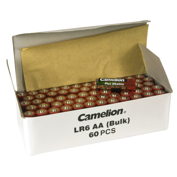 Mignon-Batterie CAMELION Alkaline 1,5 V, Typ AA, 60er-Pack