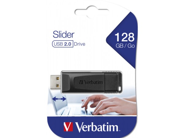 Verbatim USB-Stick 128GB Store n Go Slider USB2.0 49328