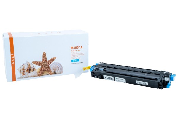 Q6001A alternativ Toner cyan HP / Q6001A / 124A / 2.000 Seiten