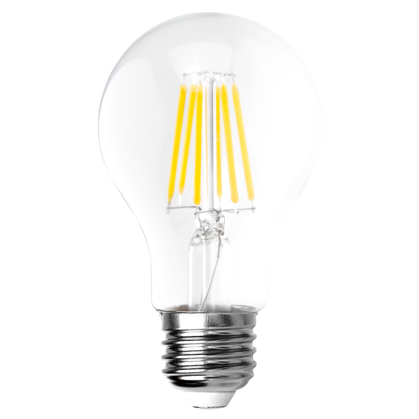 LED Filament Glühlampe McShine ''Filed'', E27, 8W, 1055 lm, warmweiß, klar