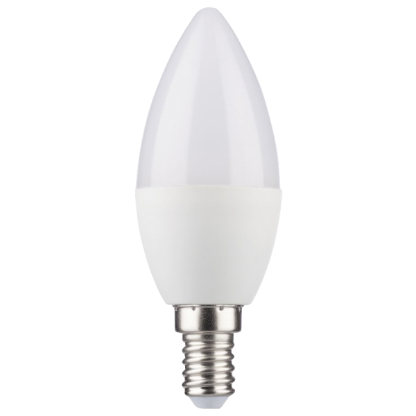 LED Kerzenlampe, E14, 5,5W, 470lm, 2700K, warmweiß, 3+1 Set