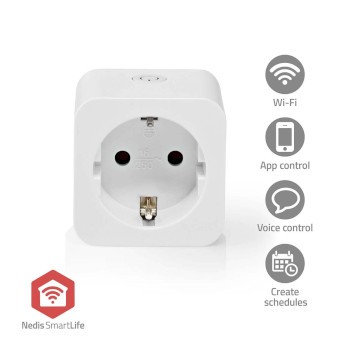 SmartLife Smart Stecker | Zigbee 3.0 | IP21 | Leistungsmesser | 3680 W | Hybrid (CEE 7/7) | 0 - 55 °