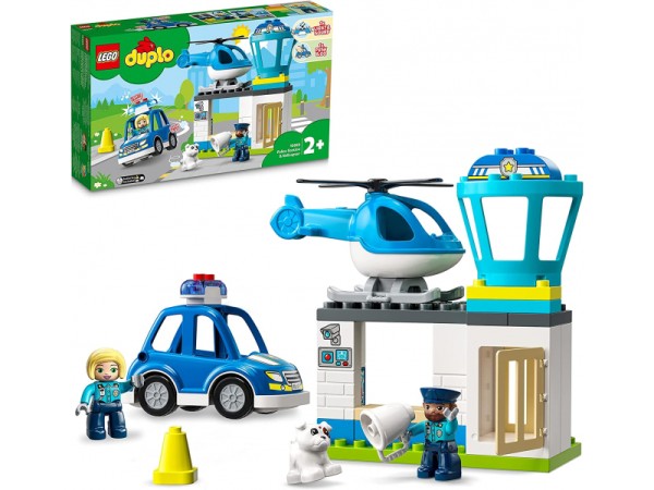 LEGO duplo - Polizeistation mit Hubschrauber (10959)