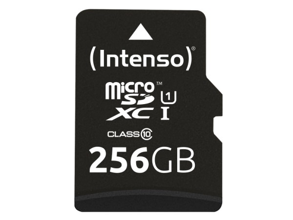 Intenso microSD Karte UHS-I Premium - 256 GB - MicroSD - Klasse 10 - UHS-I - 45 MB/s - Class 1 (U1)