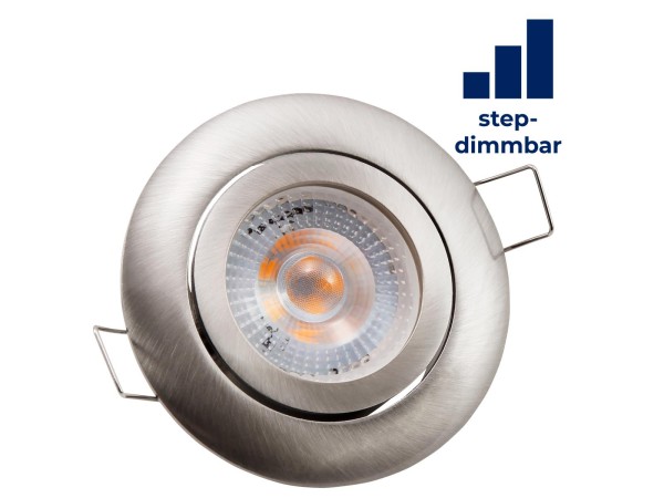 LED-Einbauleuchte McShine ''Eco-50'' 5W, 400lm, 4000K, step-dimmbar