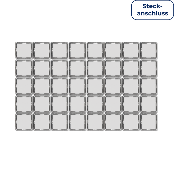 Wechselschalter McPower ''Cup'' 250V~/10A, UP, Steckanschluss, weiß, 40er-Pack