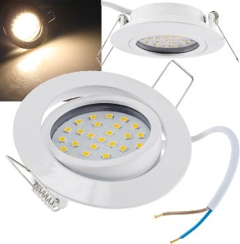 LED-Einbauleuchte "Flat-26" warmweiß