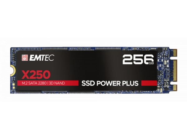 Emtec Intern SSD X250 256GB M.2 SATA III 3D NAND 520MB/sec ECSSD256GX250