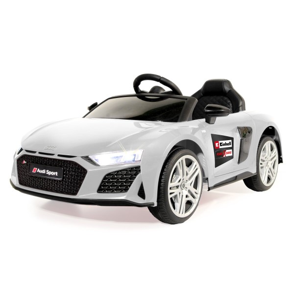 Elektro Kinderfahrzeug Audi R8 Spyder weiß 18V Einhell Power X-Change