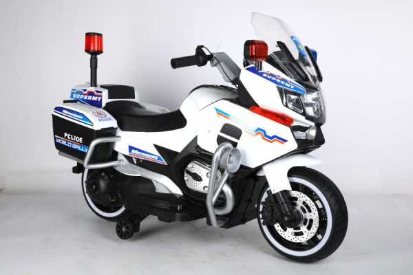 Elektro Kindermotorrad Polizei 011