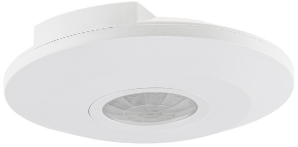 Decken-Bewegungsmelder "CBM-Flat" 360° / LED geeignet, 6m Detektion, 2000W, weiß