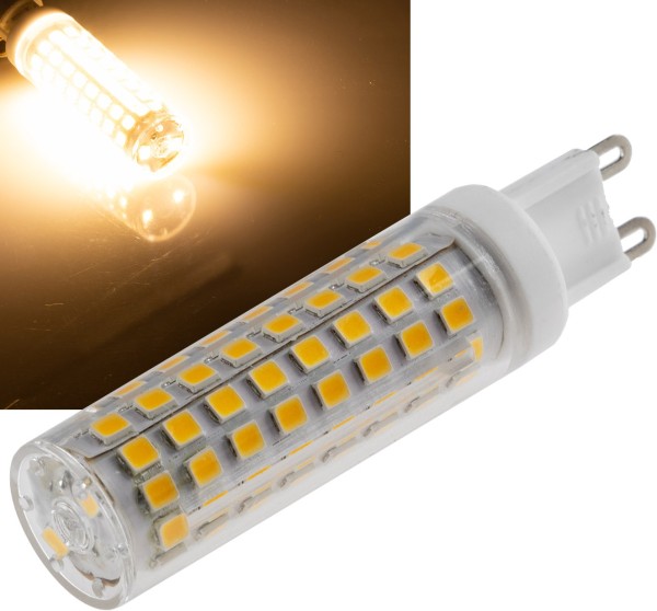 LED Stiftsockel G9, 10W, 1130lm / 330°, 230V, 3000K, warmweiß