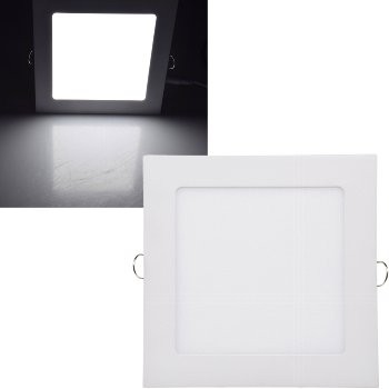 LED Licht-Panel "QCP-17Q", 17x17cm - 230V, 12W,1164 Lumen,4200K / neutralweiß