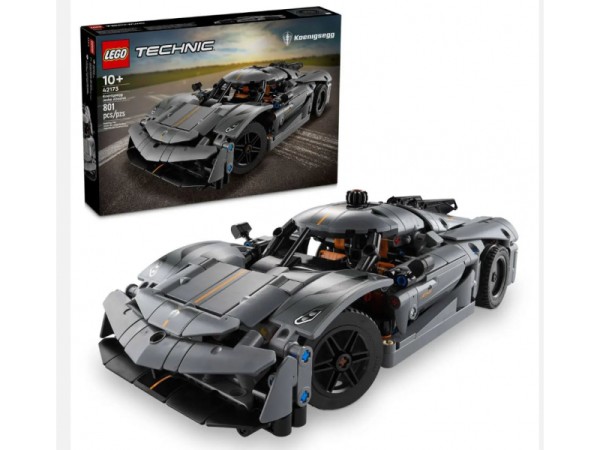 LEGO Technic Koenigsegg Jesko Absolut Supersportwagen in Grau 42173