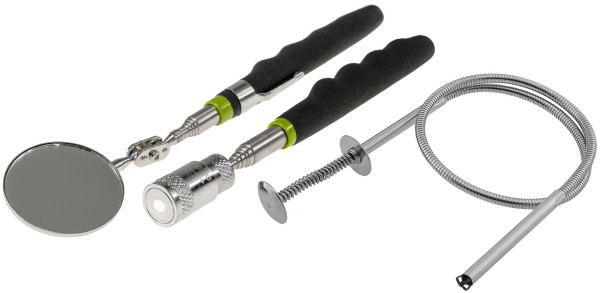 Pick up Tool Set "CT-3in1" 3 Tools / Spiegel, LED mit Magnet,flexibel Greifer