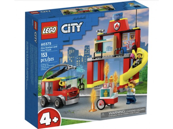 LEGO City - Feuerwehrstation und Löschauto (60375)