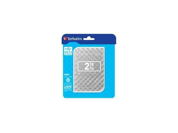 HDD 2.5 USB3 2TB Verbatim Store n Go GEN2 silver 53198