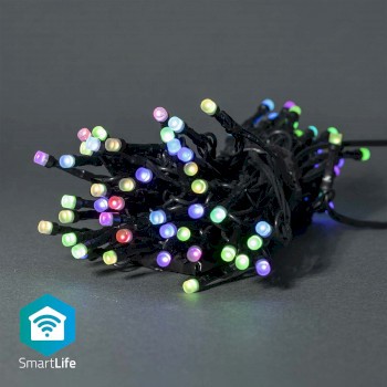 SmartLife Weihnachtsbeleuchtung | Schnur | Wi-Fi | RGB | 42 LED's | 5.00 m | Android? / IOS