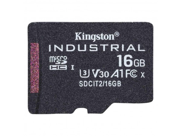 Kingston microSDHC 16GB Industrial 100MB/s SDCIT2/16GBSP