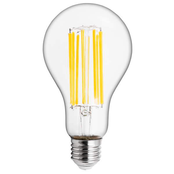 LED Filament Glühlampe McShine ''Filed'', E27, 18W, 2500lm, warmweiß, klar