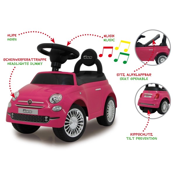 Rutscher Fiat 500 pink