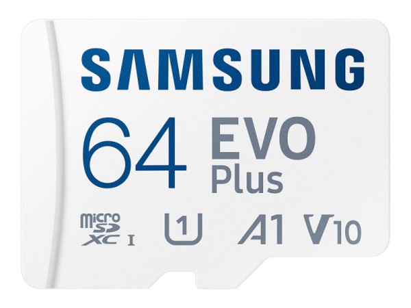 Samsung EVO Plus microSD 64GB 2024 inkl. SD Adapter MB-MC64SA/EU