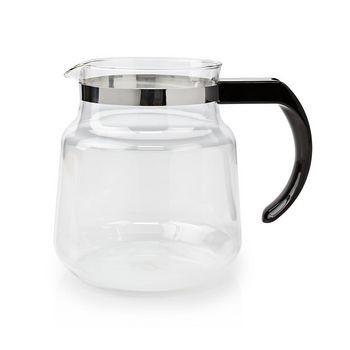 Glaskaffeekanne | Kompatibel mit: Moccamaster K / KB/ 1 0PL / Excellent 10S | 1.2 l | Schwarz