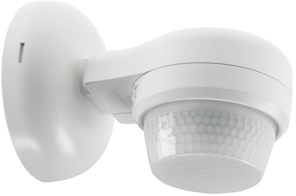 Aufputz-Bewegungsmelder 360° IP65 / 12m Detektion, Wand & Decke, weiß