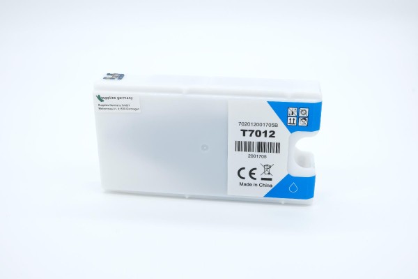 C13T70324010, Tintenpatrone cyan, Epson kompatibel - 34,2ml