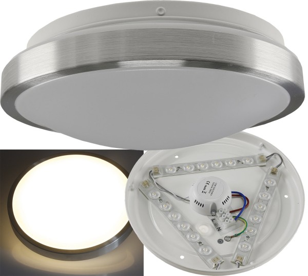 LED Deckenleuchte "Acronica 12w" / Ø 26cm, 12W, 880lm, 3000K, IP44