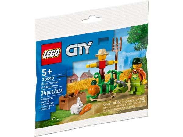 LEGO City - Bauernhofgarten mit Vogelscheuche (30590)