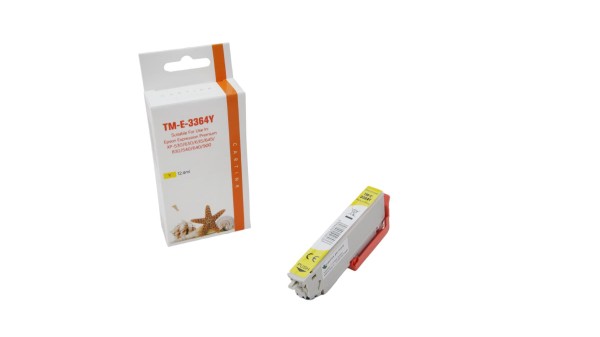 T33XLY alternativ Tinte yellow / C13T33644010 / 12,4ml