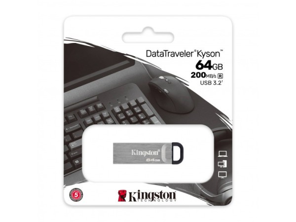 Kingston DT Kyson 64GB USB FlashDrive 3.0 DTKN/64GB